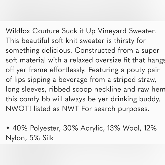 Wildfox Lips Sweater - Picture 13 of 13